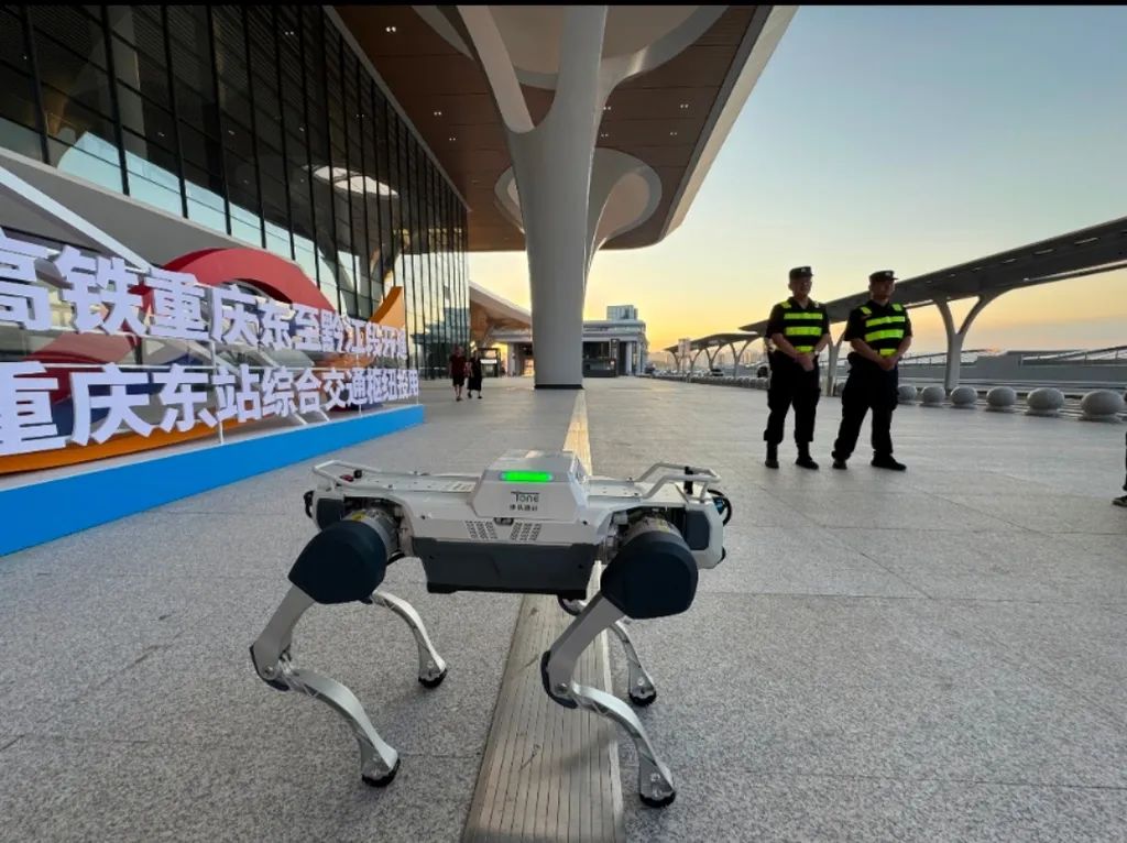 智能巡逻机器狗。受访者供图